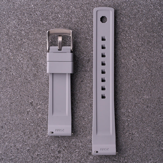 The Operator - FKM Rubber Watch Strap Grey