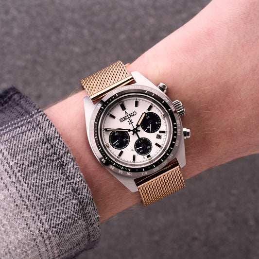 The Sterling - Mesh Stainless Steel Watch Strap Bronze/Rose