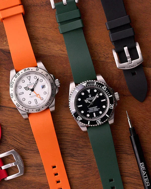 Australian Watch Bands showing multiple strap options