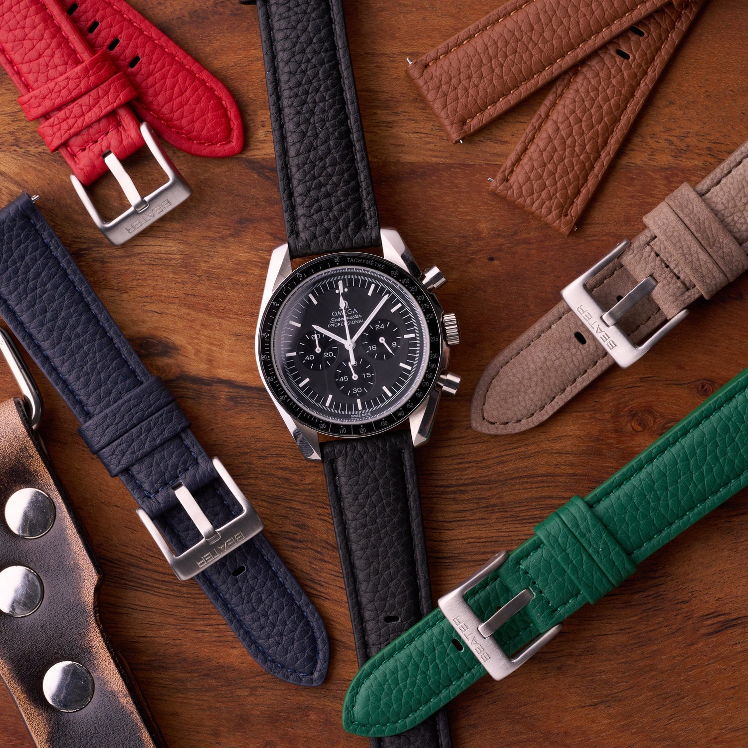 The Manhattan - Textured Leather Watch Strap