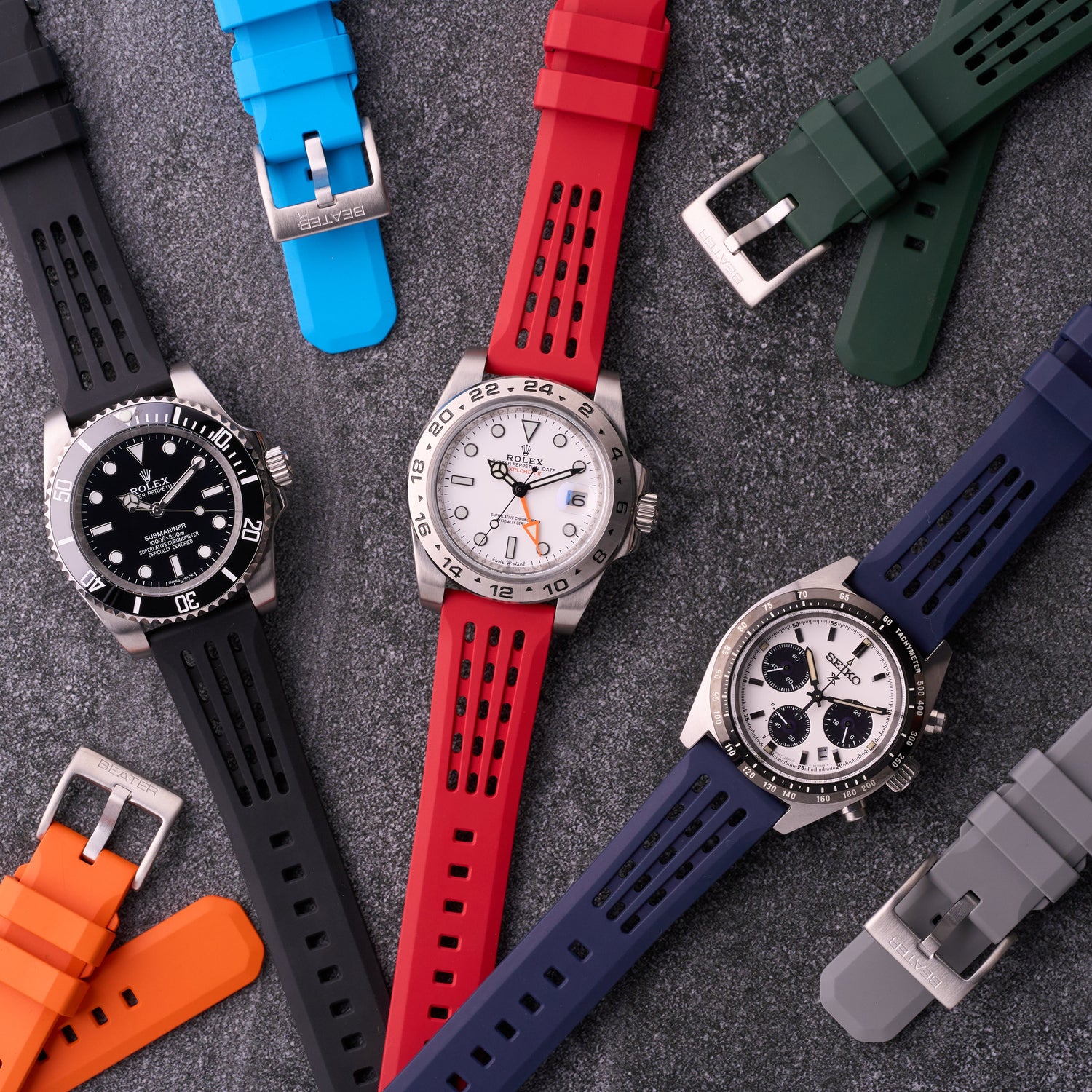 The Recon - FKM Rubber Watch Strap