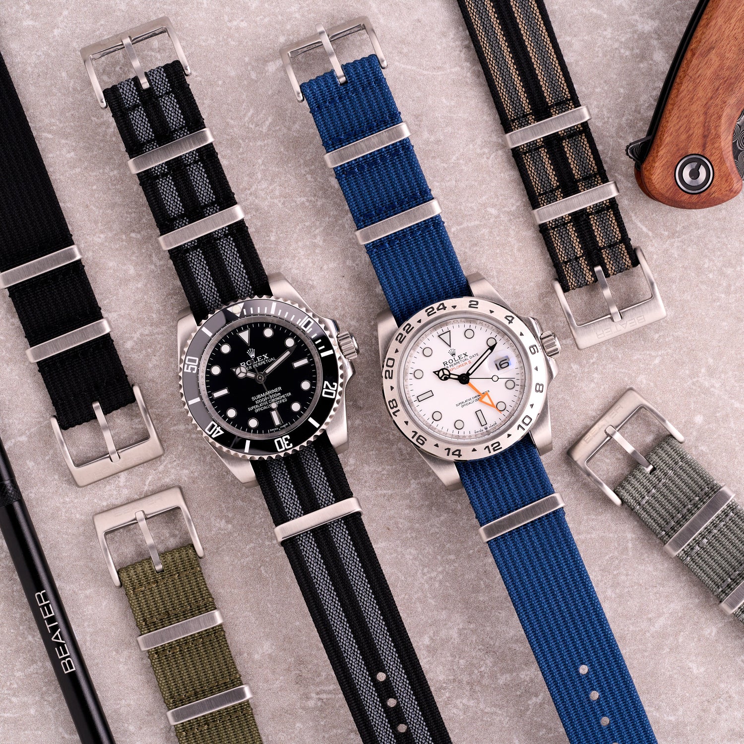 The Operator - Corrugated One Piece NATO Strap