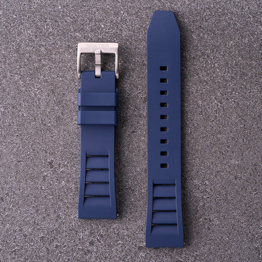The Bastion - FKM Rubber Watch Strap Navy
