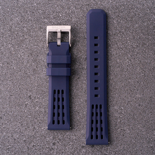 The Recon - FKM Rubber Watch Strap Navy