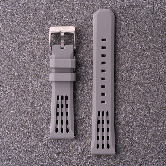 The Recon - FKM Rubber Watch Strap Grey