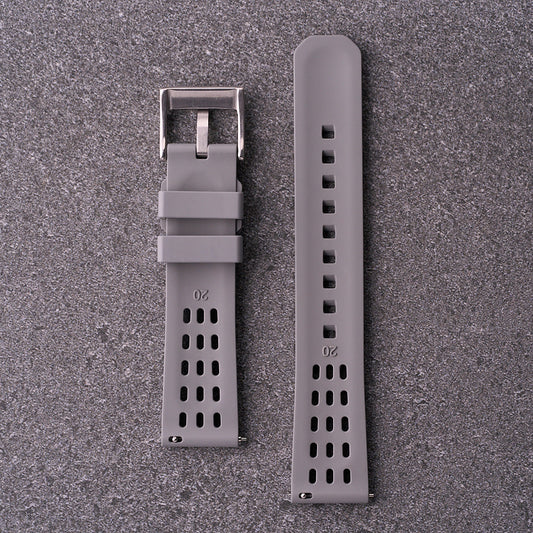The Recon - FKM Rubber Watch Strap Grey