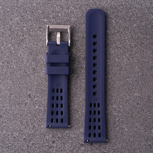 The Recon - FKM Rubber Watch Strap Navy