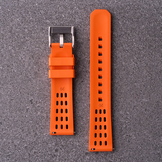 The Recon - FKM Rubber Watch Strap Orange Edition