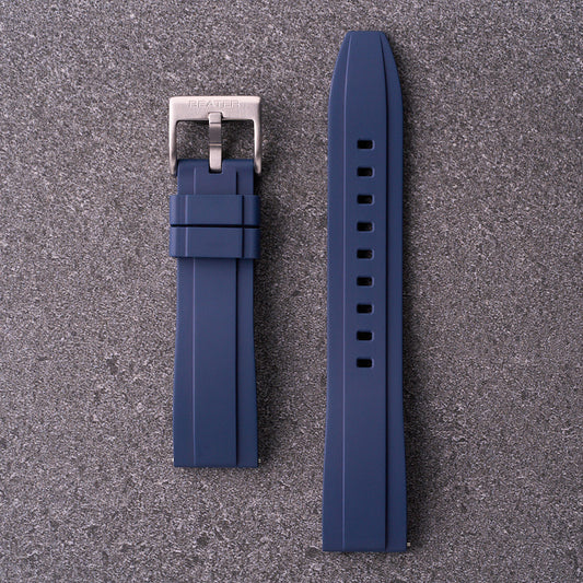 The Specter - FKM Rubber Watch Strap Navy