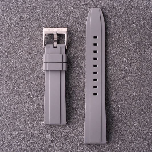 The Specter - FKM Rubber Watch Strap Grey