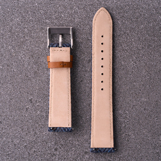 The Hamilton - Harris & Tweed Watch Strap Navy