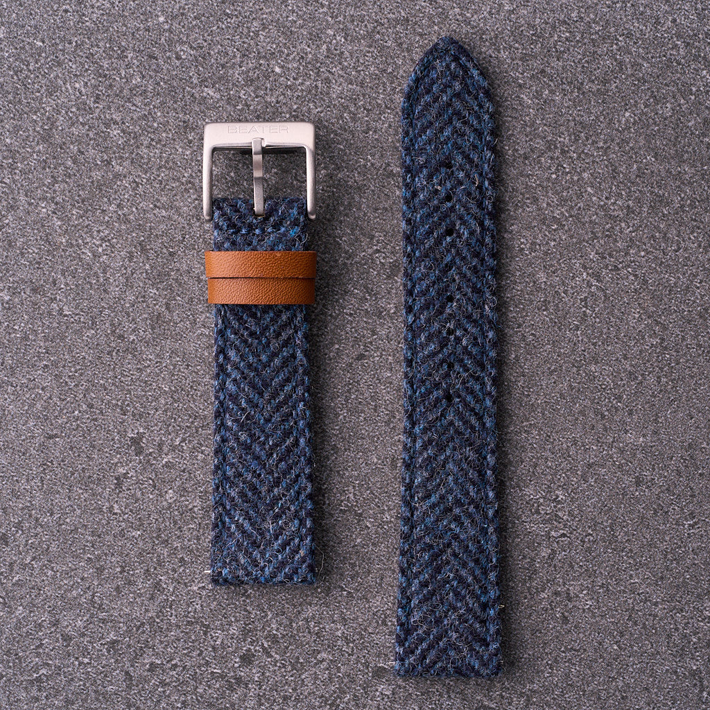 The Hamilton - Harris & Tweed Watch Strap Navy