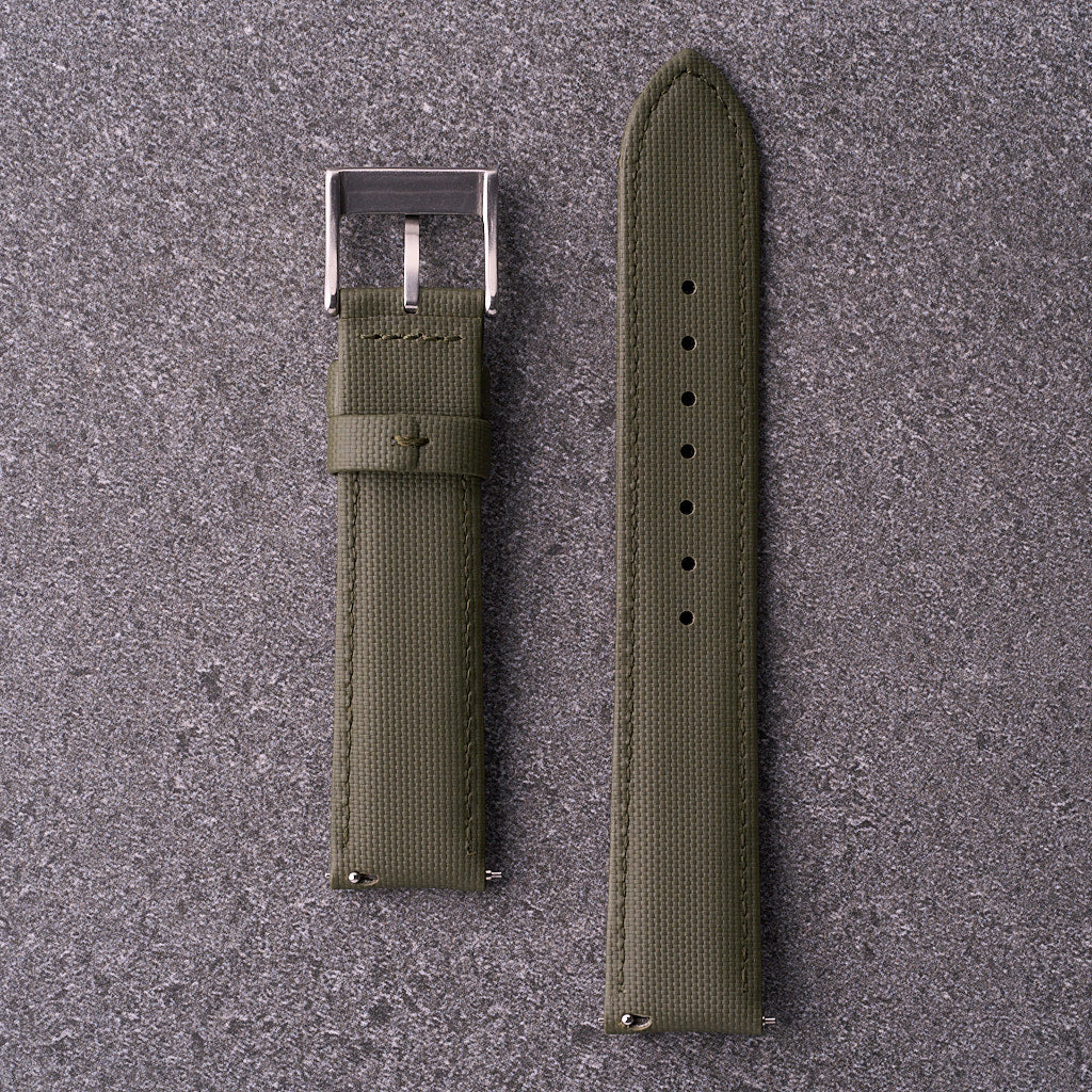 The Harbour - Water Proof Watch Strap Army Green