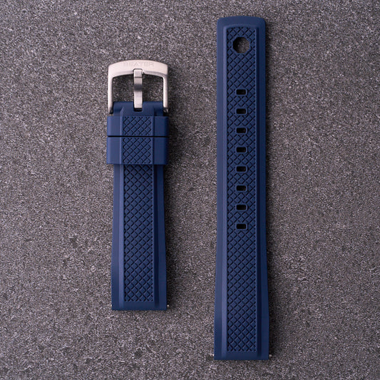 The Operator - FKM Rubber Watch Strap Navy