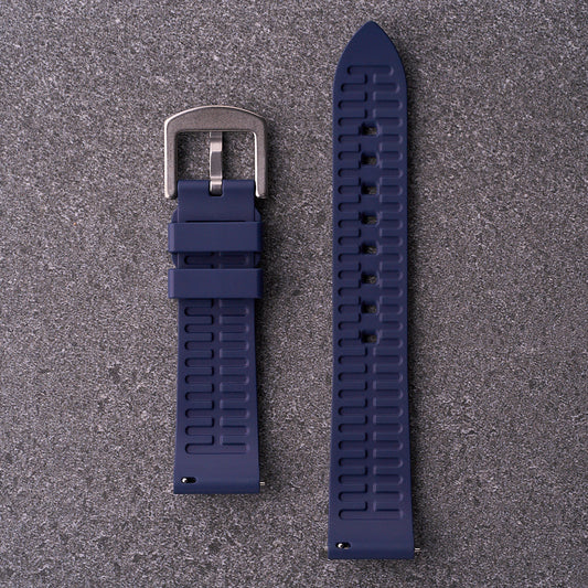 The Callaway - FKM Rubber Watch Strap Navy