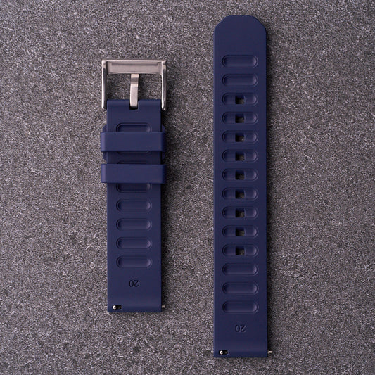 The Gatton - FKM Rubber Watch Strap Navy