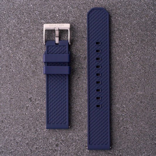 The Gatton - FKM Rubber Watch Strap Navy