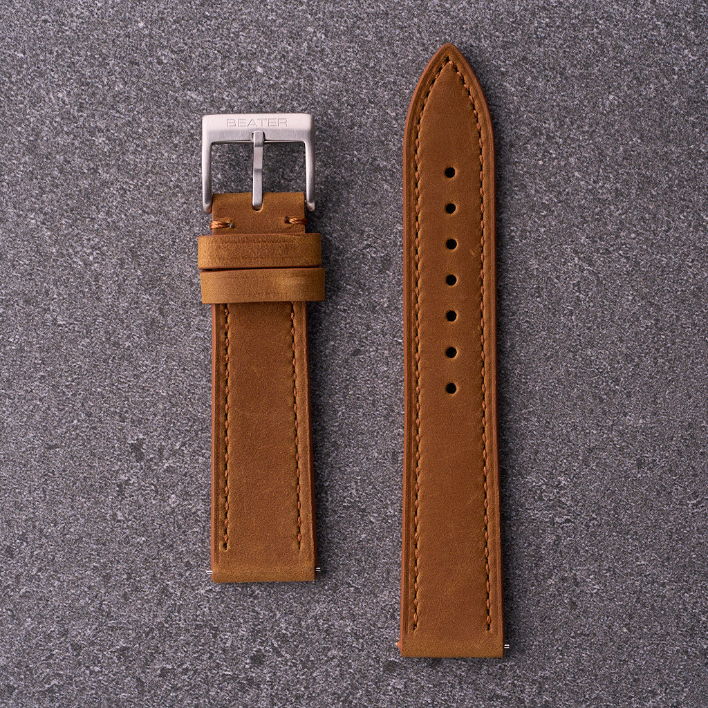 The Harrington - Leather Watch Strap Light Brown
