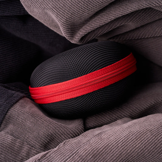 The Pod - Single Watch Case Black & Red