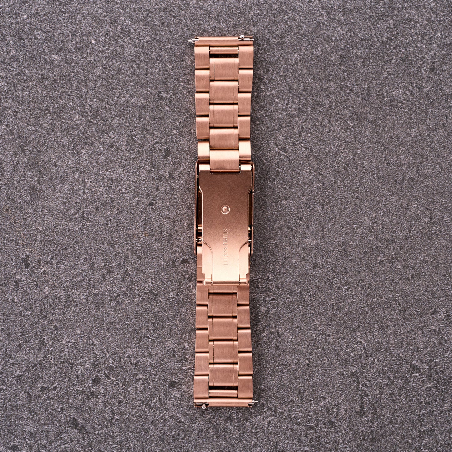 The Mechanic - Steel Metal Watch Bracelet Bronze/Rose Gold