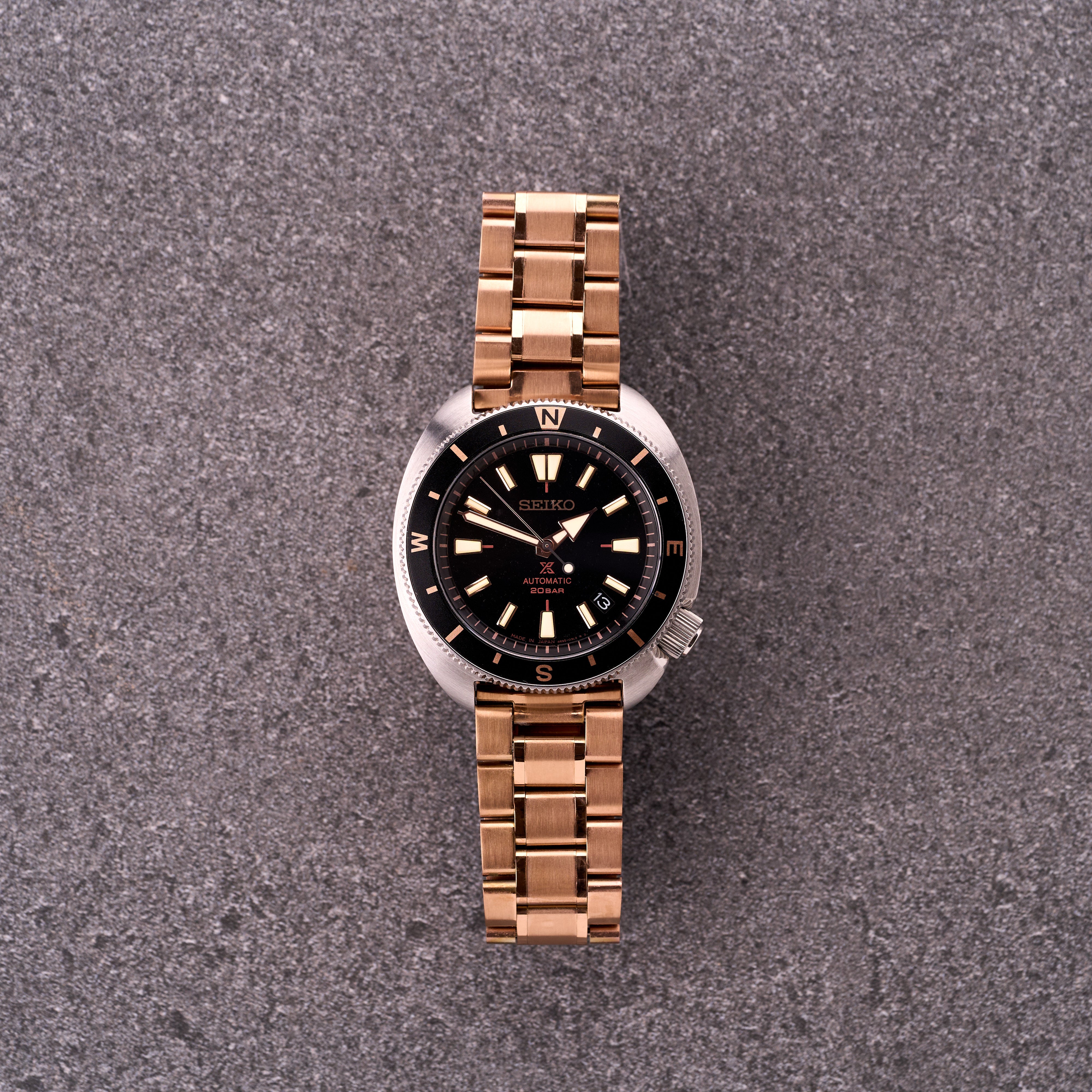 The Mechanic - Stainless Steel Watch Bracelet Rose Gold