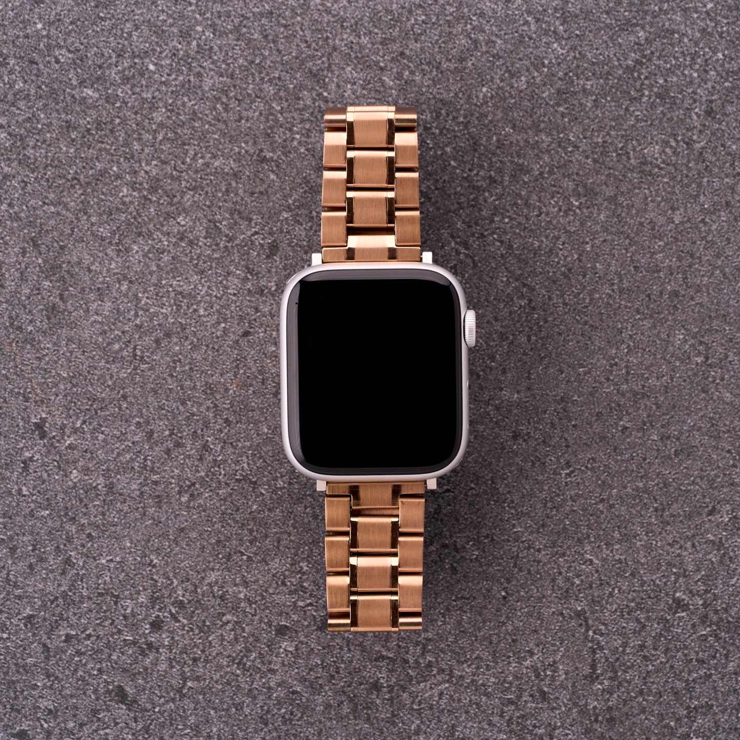 The Mechanic - Steel Metal Watch Bracelet Bronze/Rose Gold