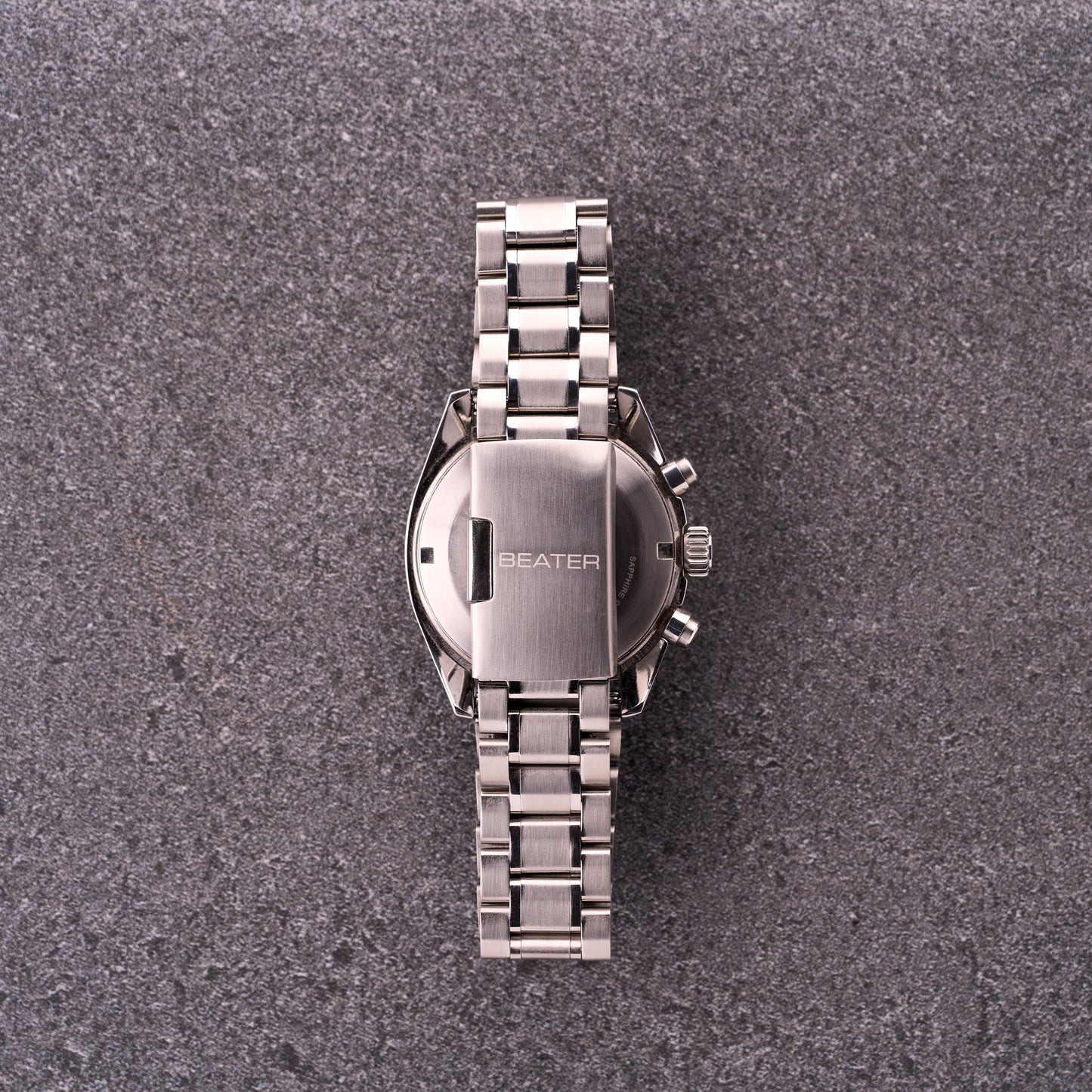 The Mechanic - Stainless Steel Metal Watch Bracelet Silver
