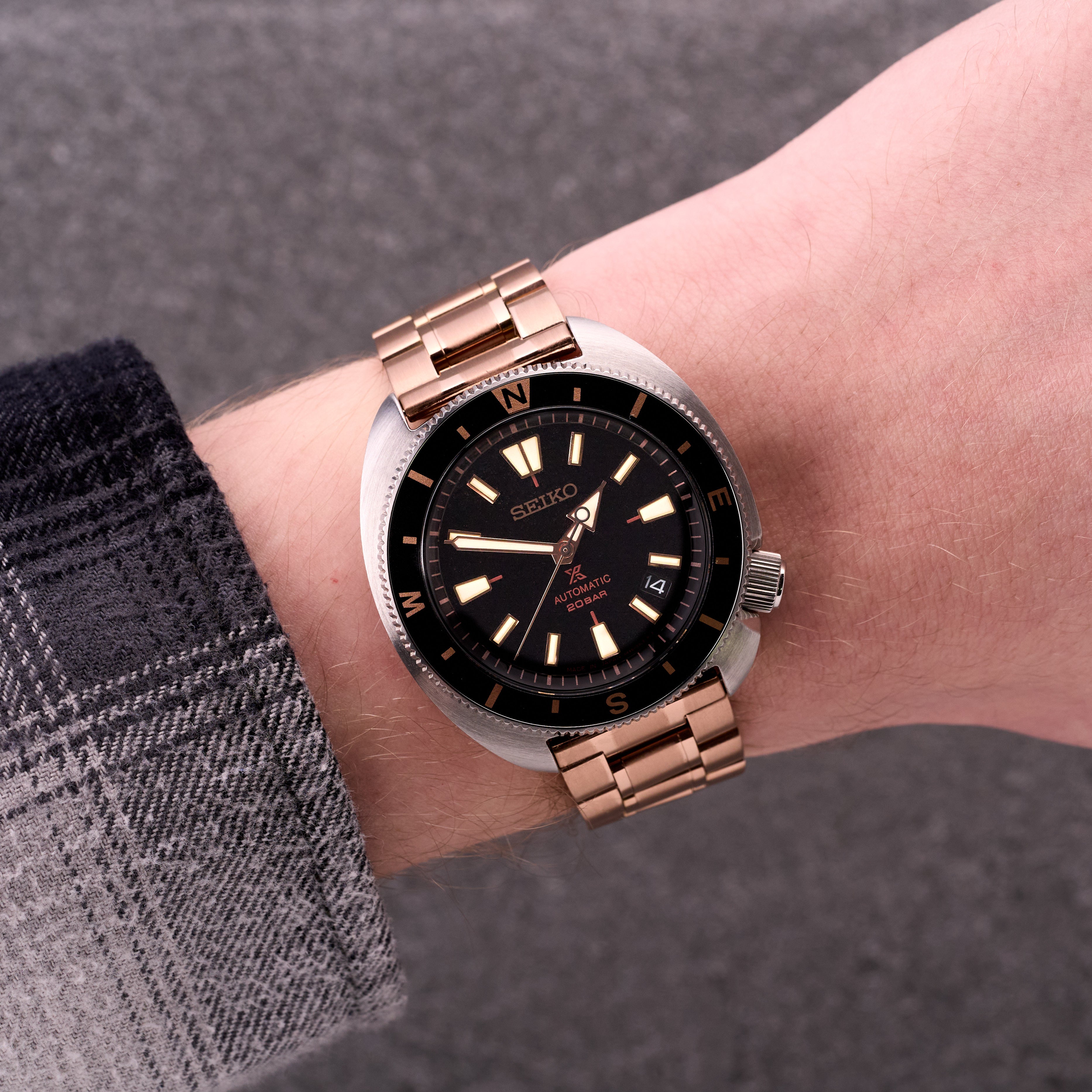 The Mechanic - Stainless Steel Watch Bracelet Rose Gold