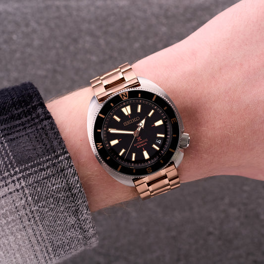 The Mechanic - Steel Metal Watch Bracelet Bronze/Rose Gold