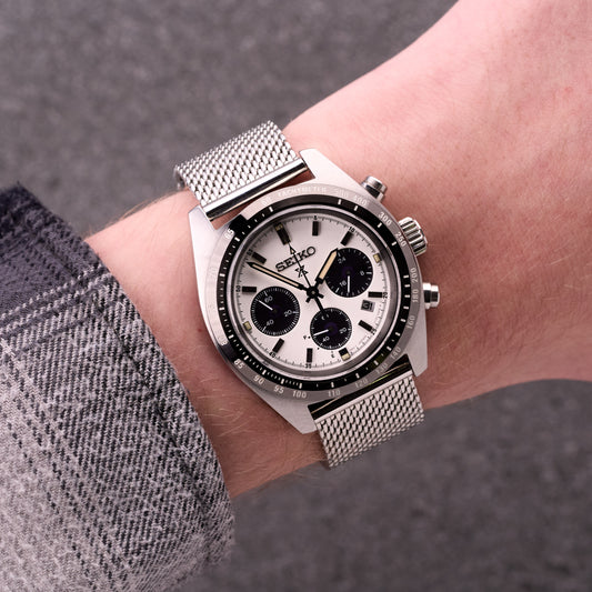 The Sterling - Mesh Stainless Steel Watch Strap Silver