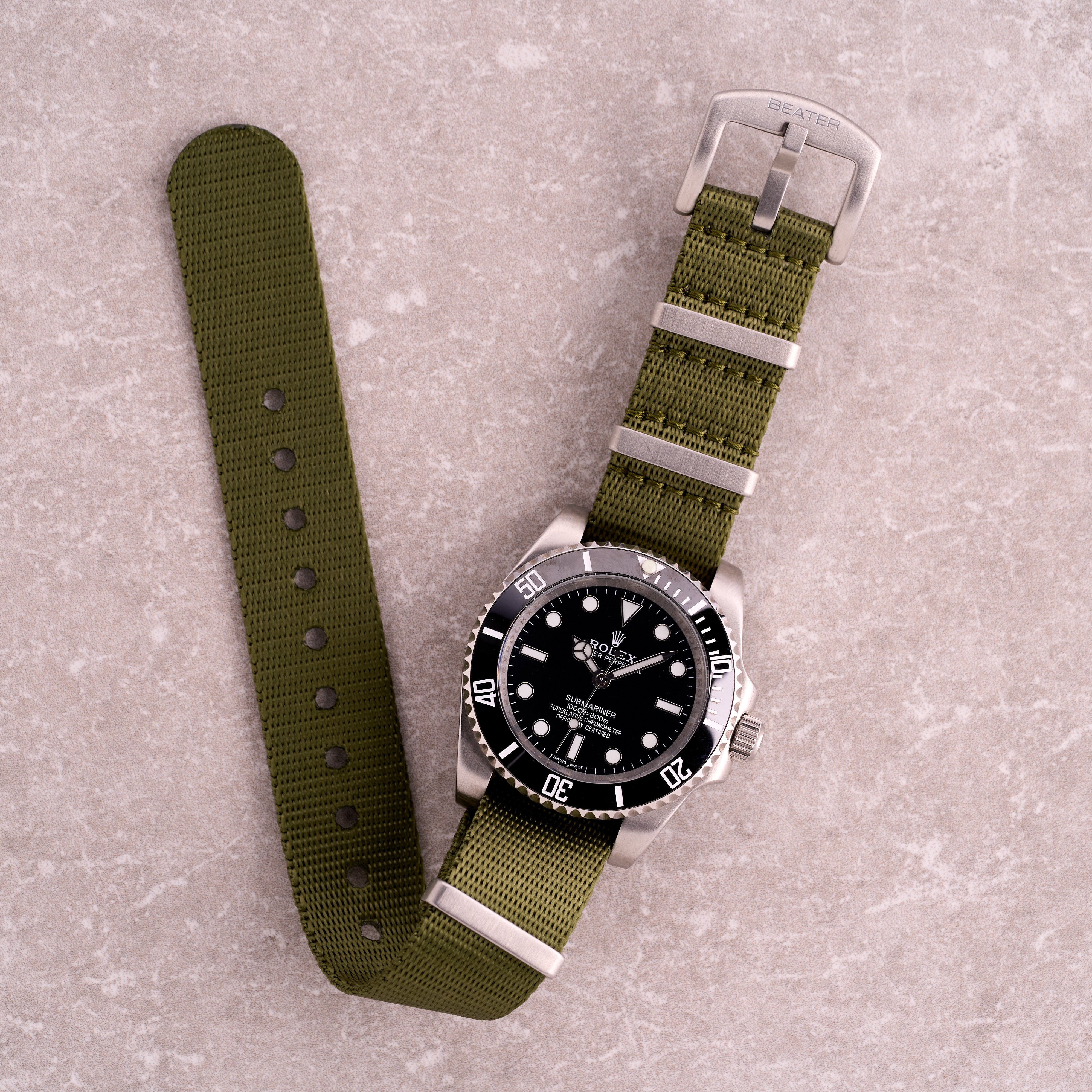 The Sentinel - Dark Green NATO Strap