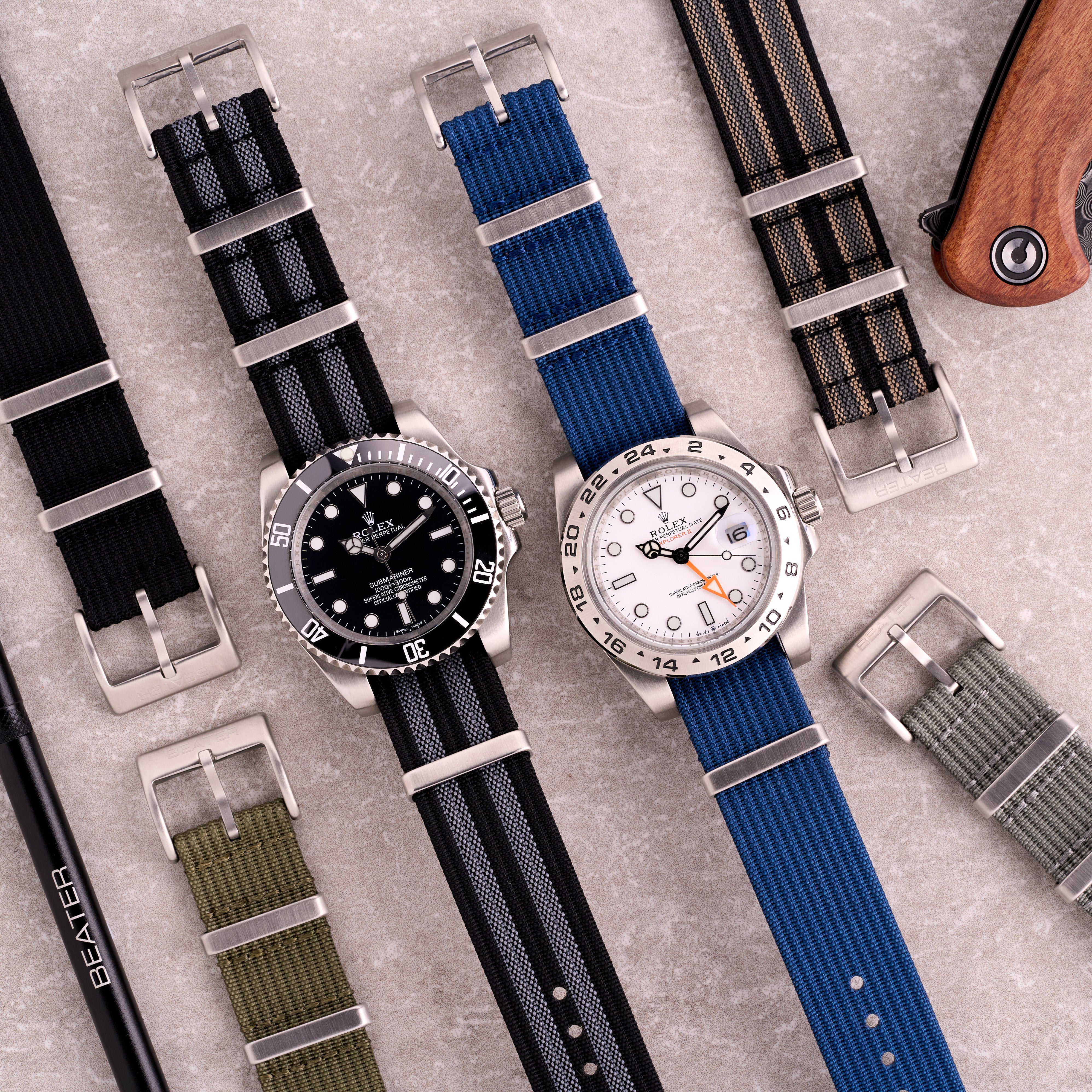 The Operator - Corrugated One Piece NATO Strap